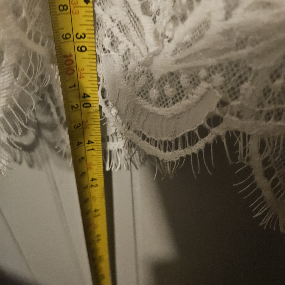Chic White Lace Long Sleeve Dress - Picture 9 of 14